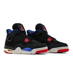 Jordan Kids Black and Red Sneakers